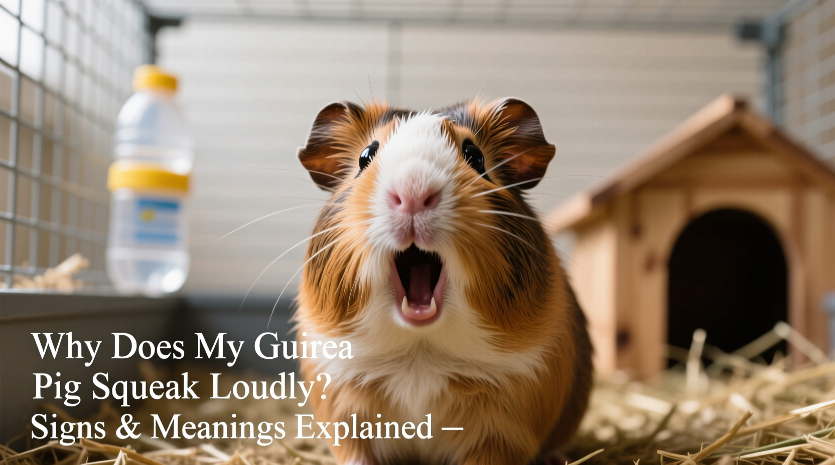 why does my guinea pig squeak loudly signs and meanings explained
