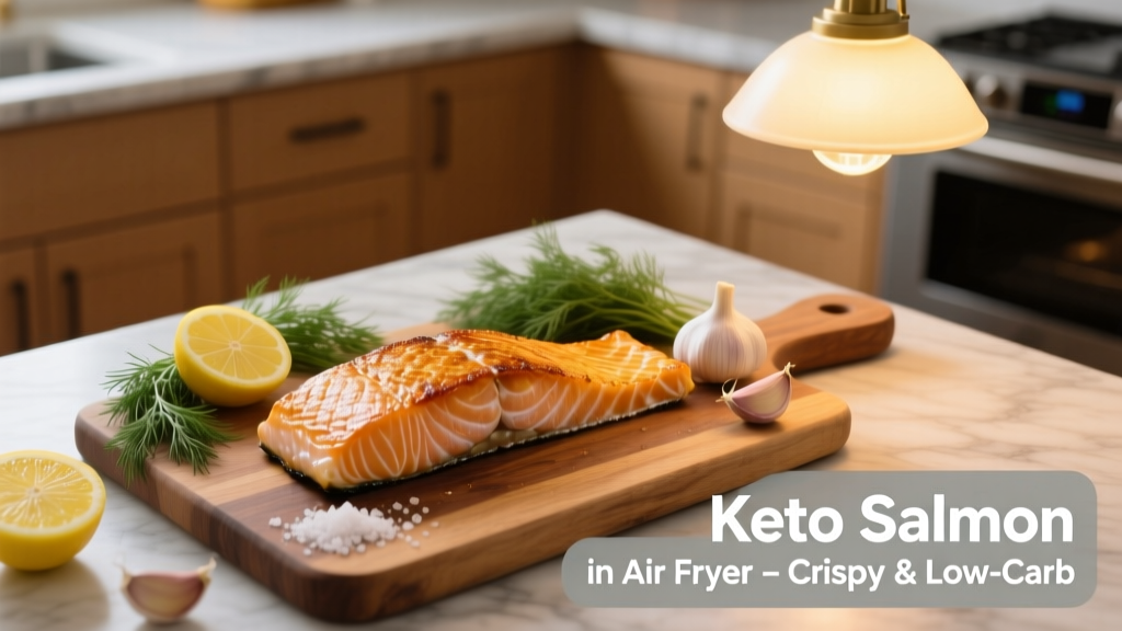 Keto Salmon in Air Fryer: Crispy, Low-Carb & Budget-Friendly