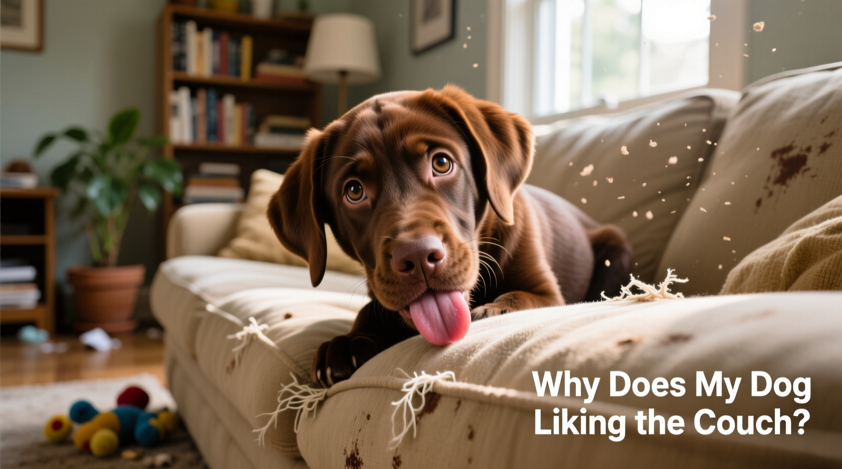 why is my dog obsessed with licking the couch and how to stop it safely