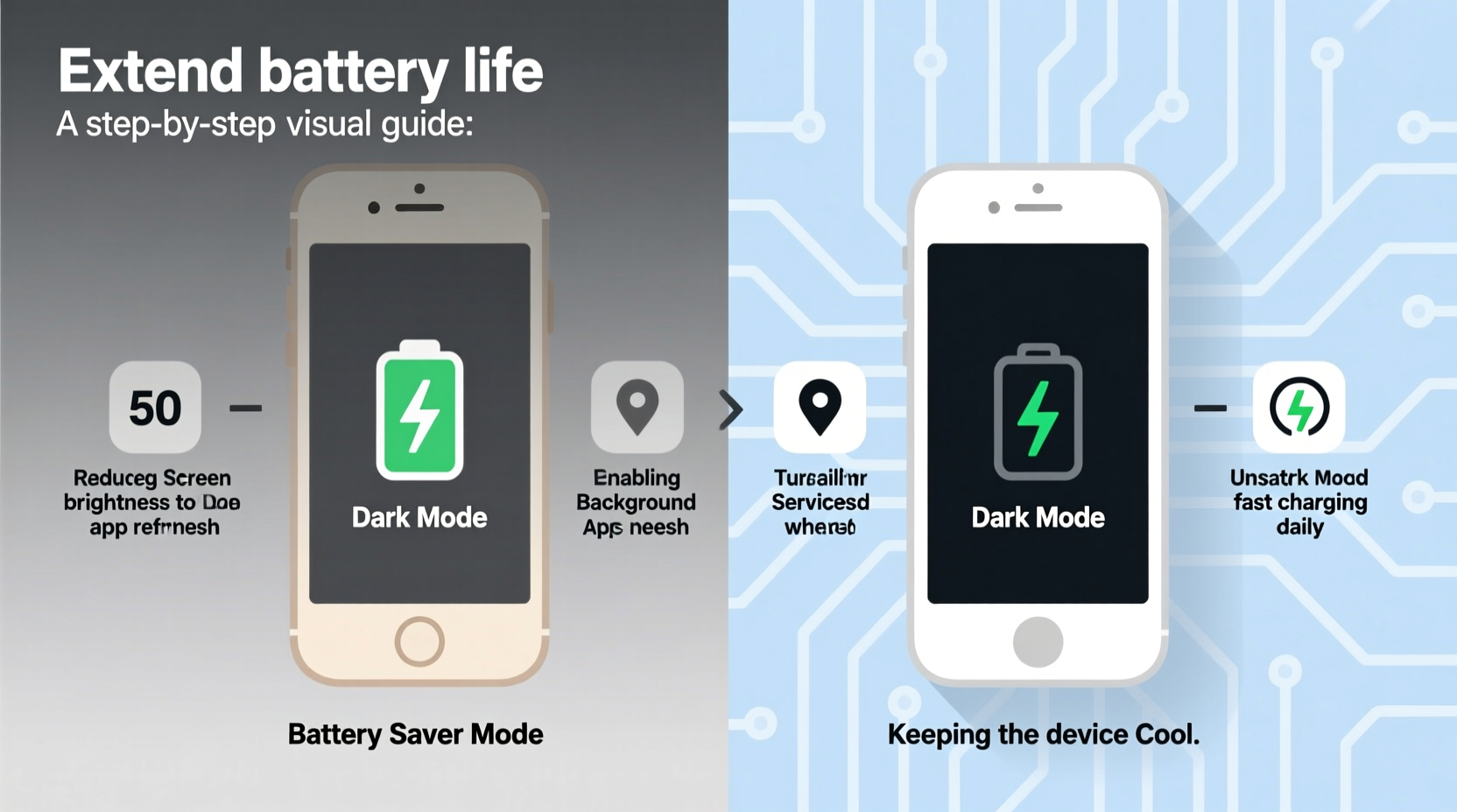 how to extend battery life on an aging smartphone without replacement