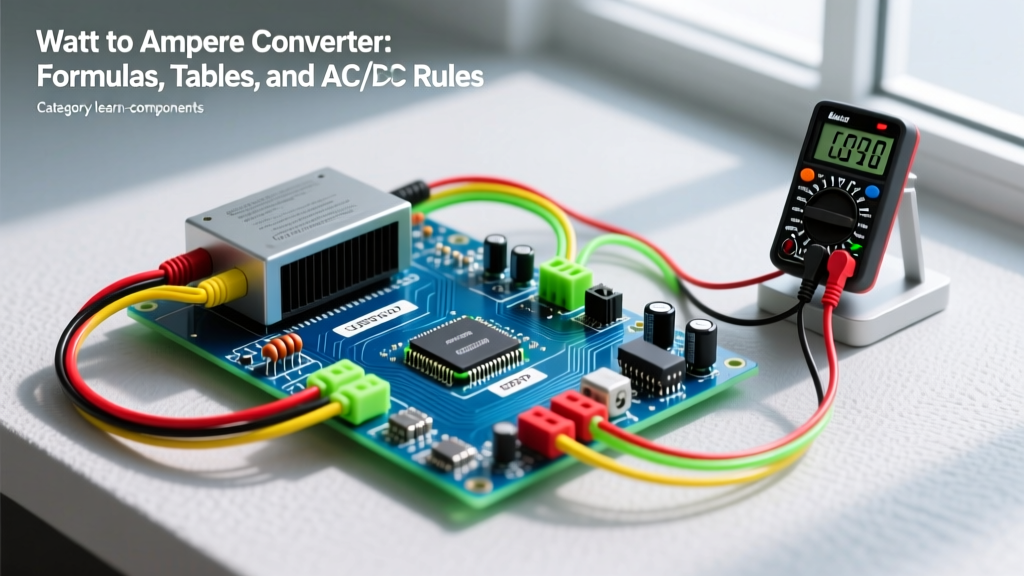 Watt to Ampere Converter: Formulas, Tables, and AC/DC Rules
