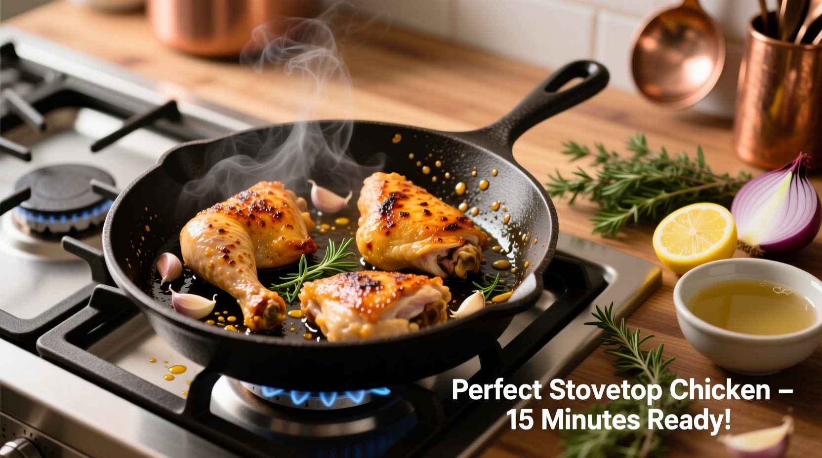 how to cook chicken stove top