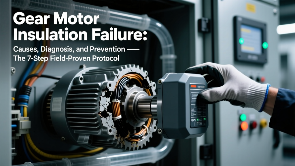 Gear Motor Insulation Failure: Causes, Diagnosis & Fix