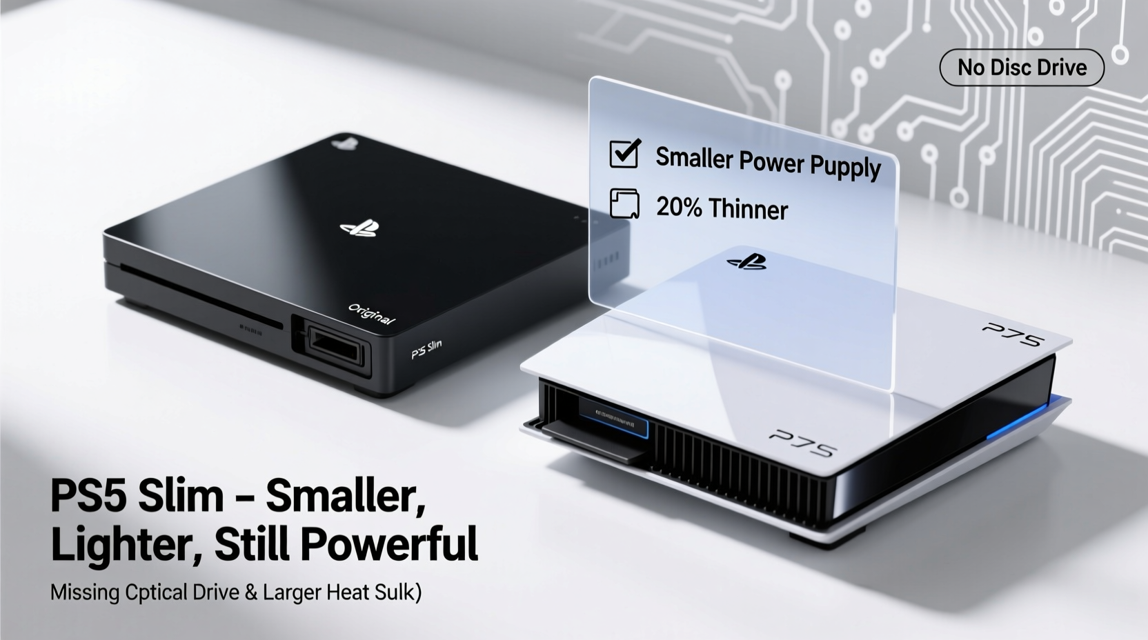 ps5 slim vs original ps5 is the smaller model missing key features