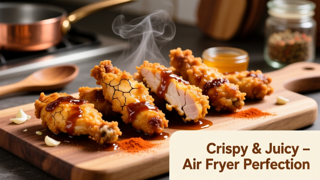Air Fryer Barbecue Chicken Tenders (Crispy & Juicy!)