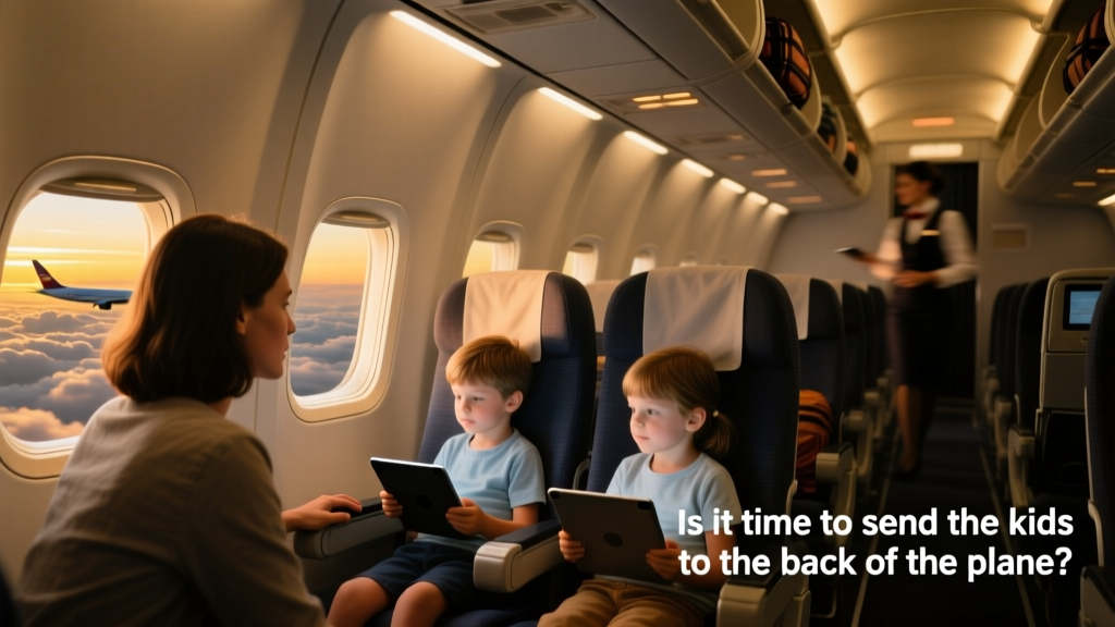 Is It Time To Send The Kids To The Back Of The Plane?