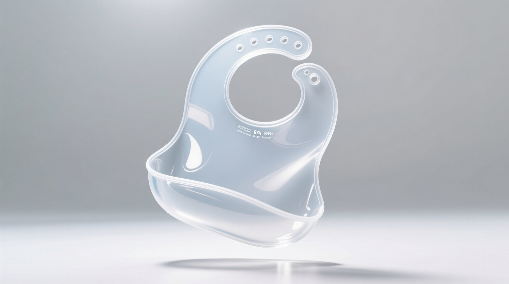 clean silicone baby bibs without residue or clouding