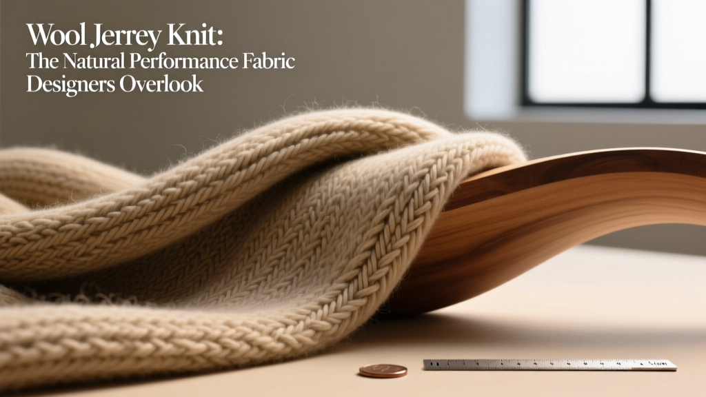 Wool Jersey Knit: The Natural Performance Fabric Designers Overlook