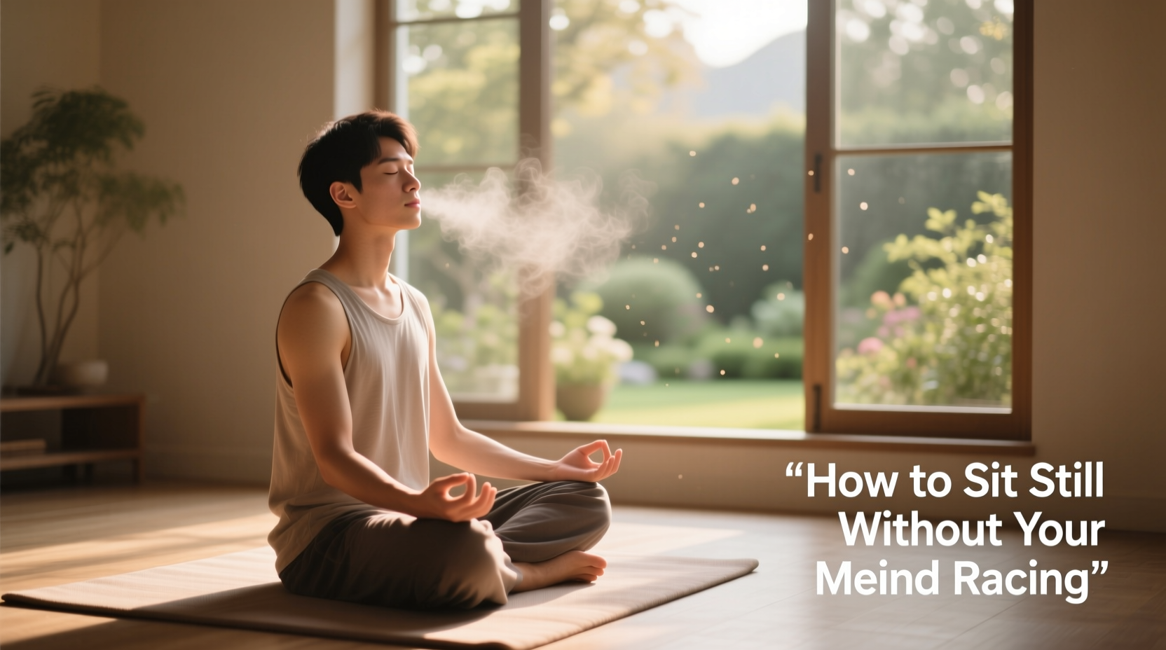 meditation for beginners how to actually sit still without your mind racing