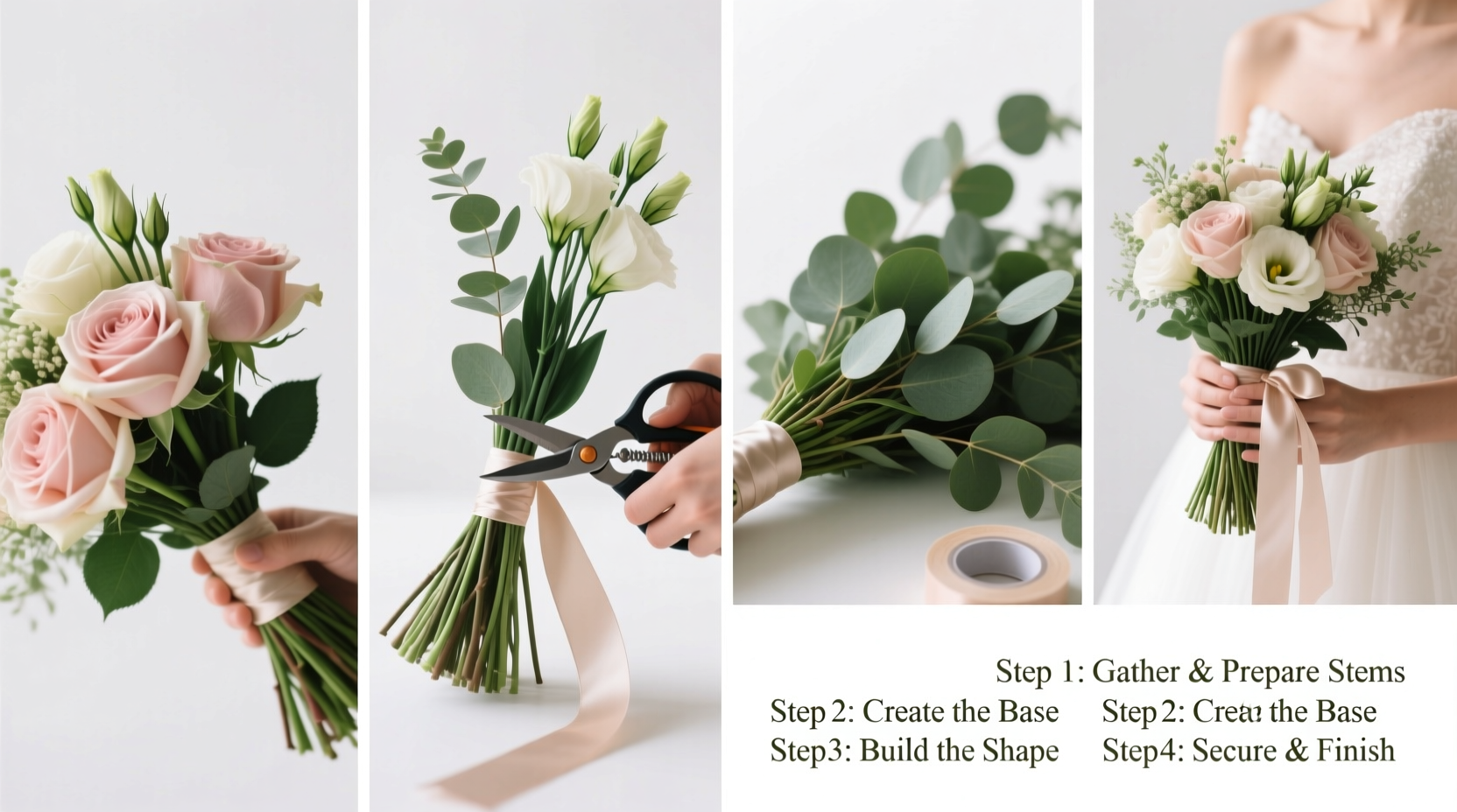 how do you make a wedding bouquet