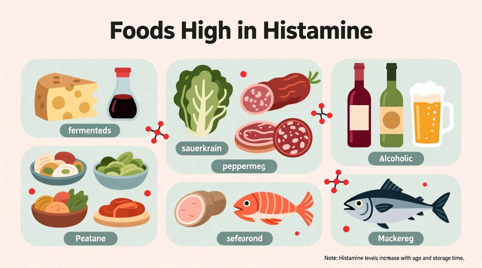what foods have histamine