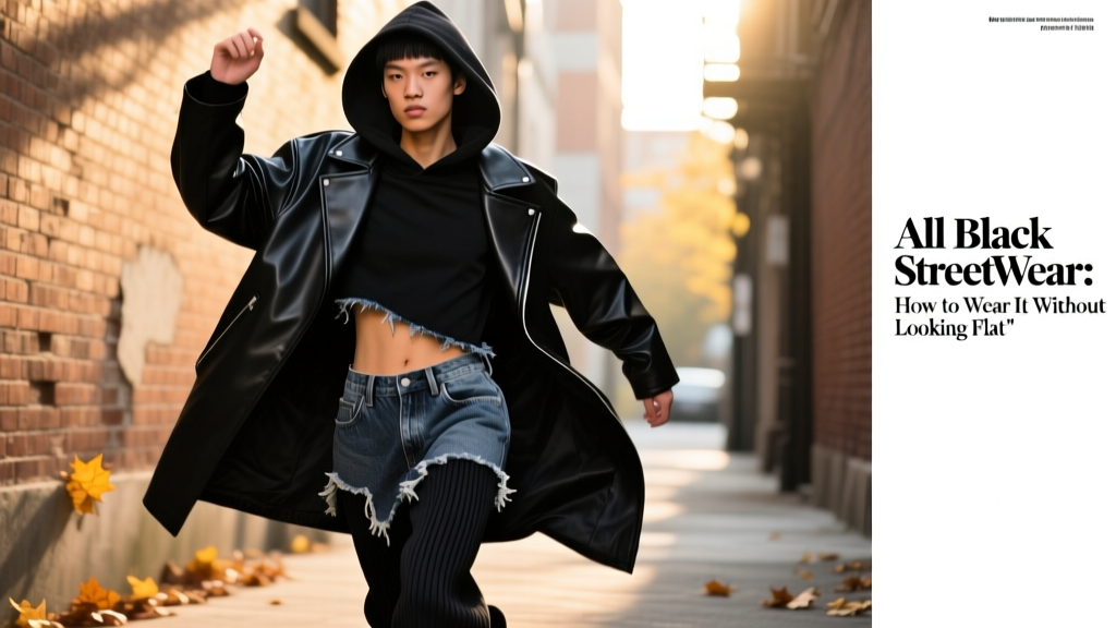 All Black Streetwear: How to Wear It Without Looking Flat