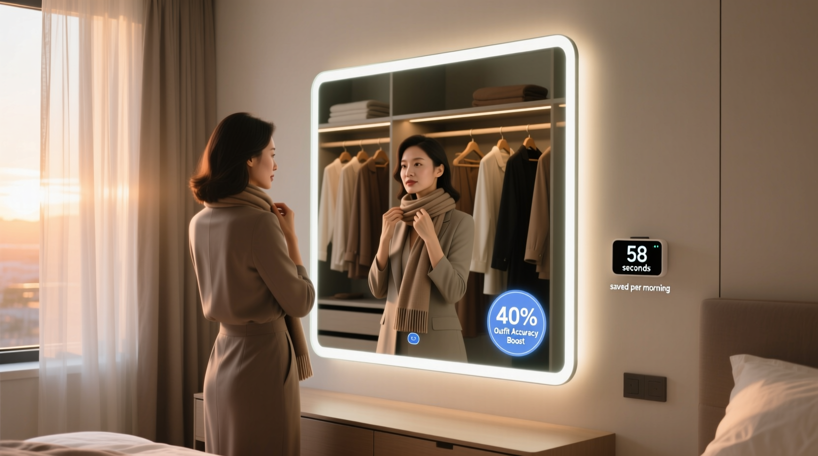 is a led closet mirror worth it