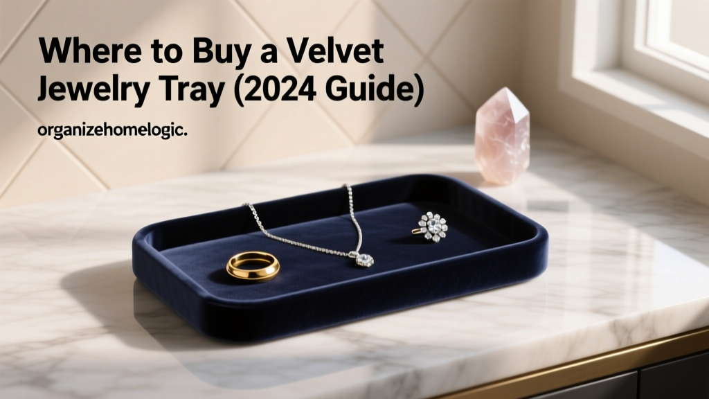 Where to Buy a Velvet Jewelry Tray (2024 Guide)