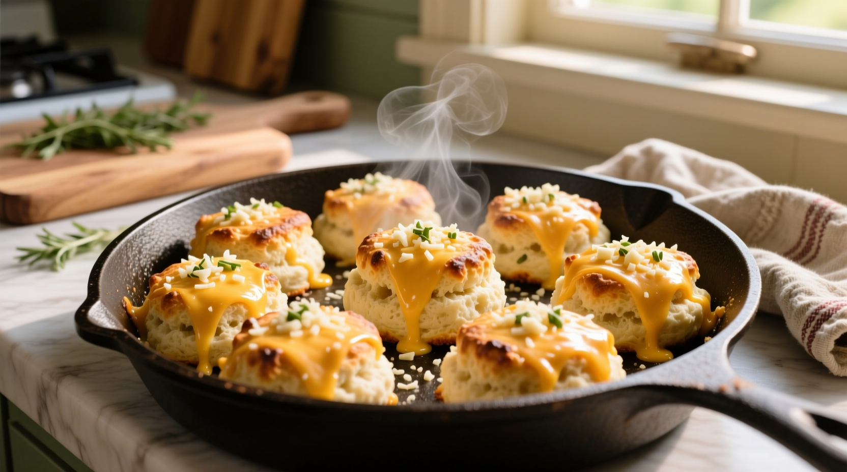 Perfect Bisquick Garlic Cheese Biscuits Recipe in 20 Minutes