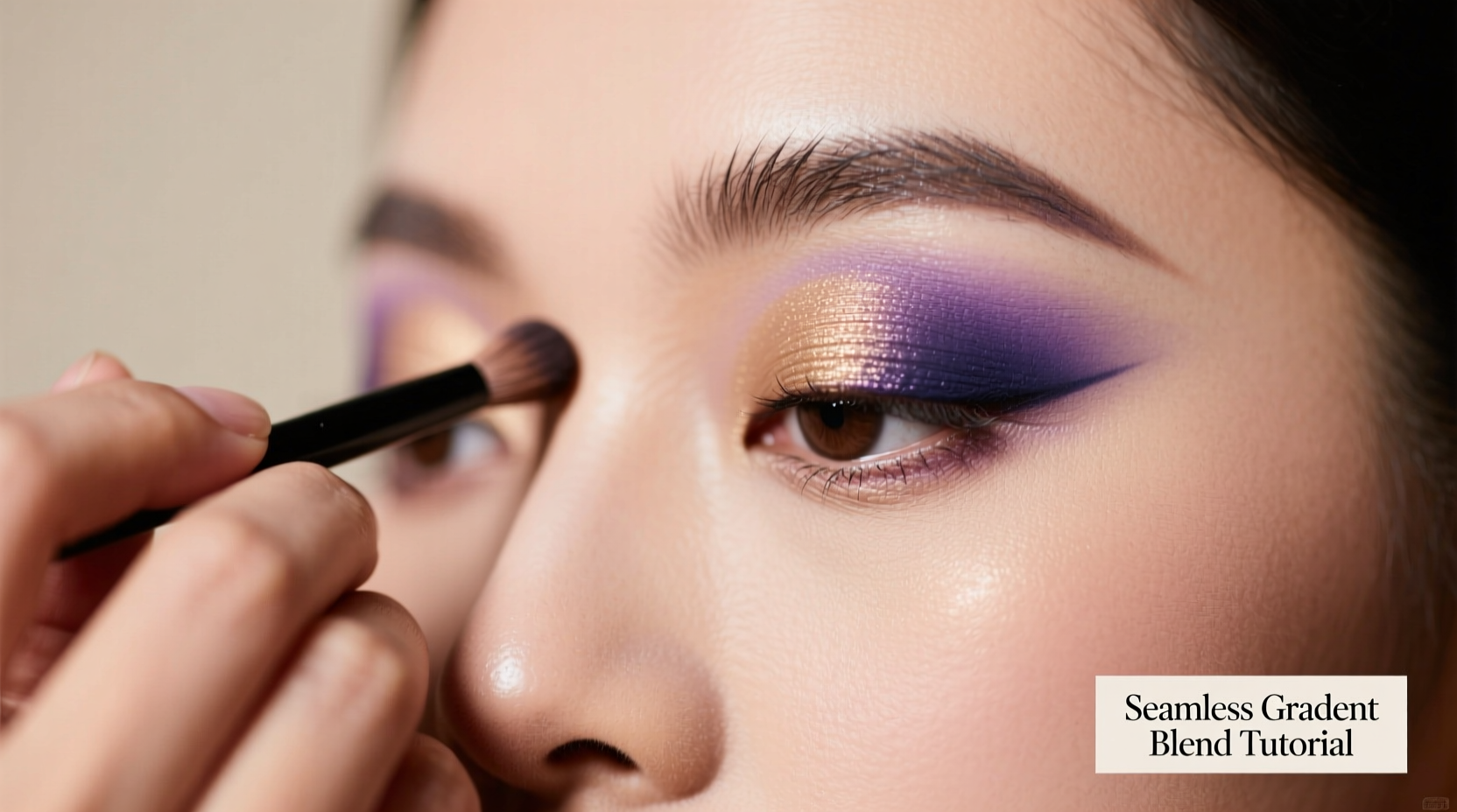 how to blend multiple eyeshadows seamlessly for gradient eye looks
