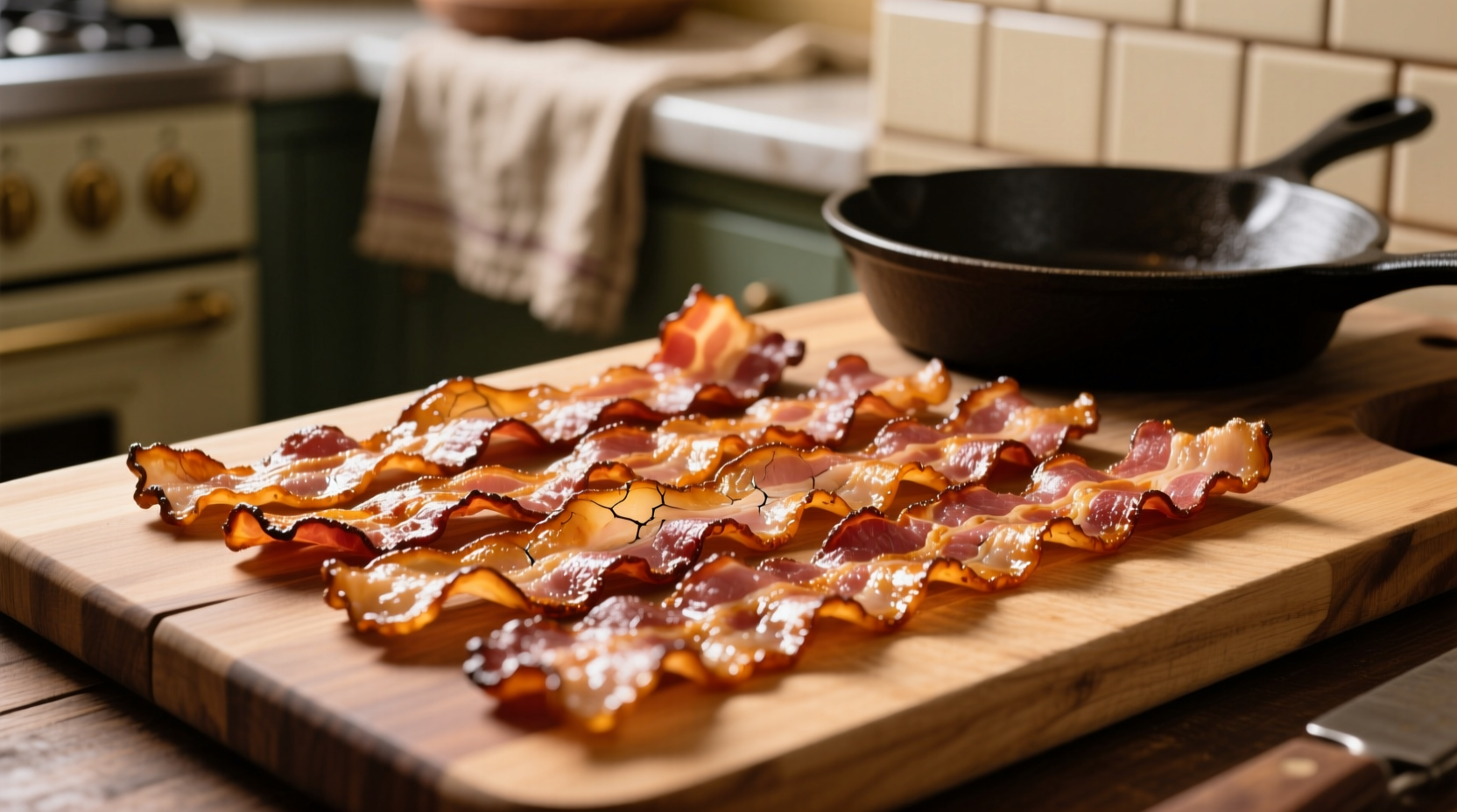 the best way to make flat crispy bacon for sandwiches
