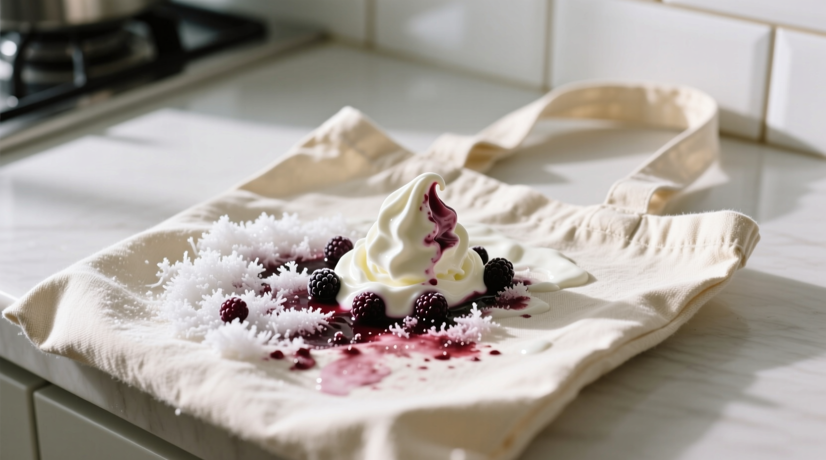 berry stain removal frozen yogurt hack for canvas totes