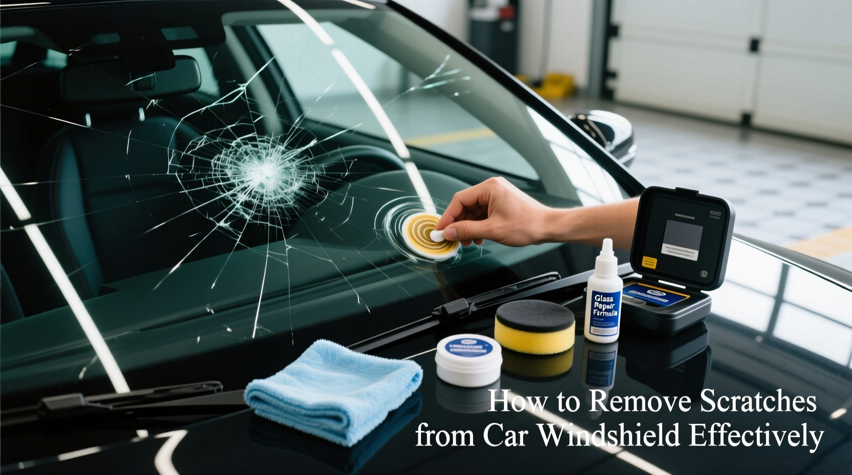 how to remove scratches from car windshield