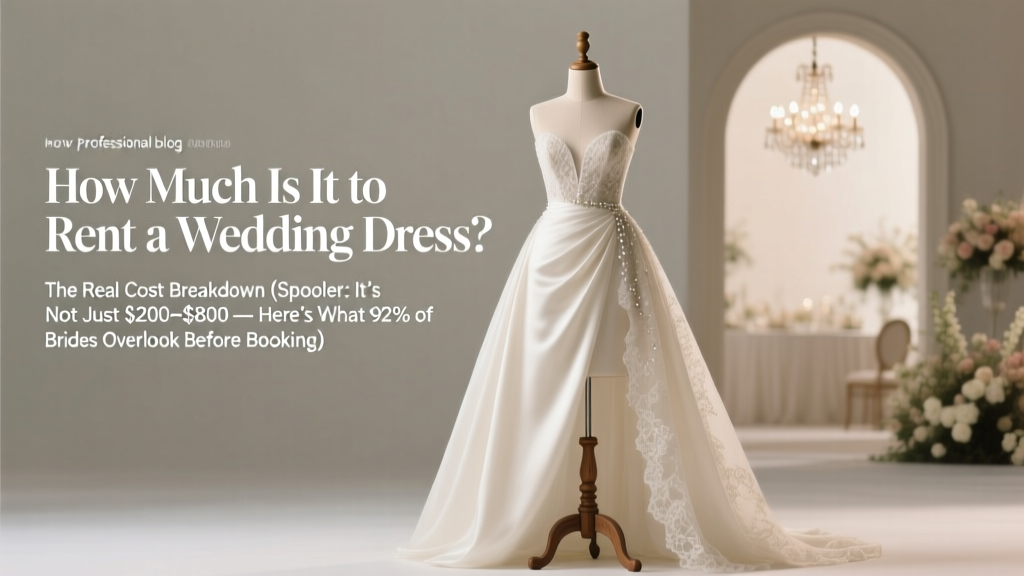 How Much Is It To Rent A Wedding Dress (2026)