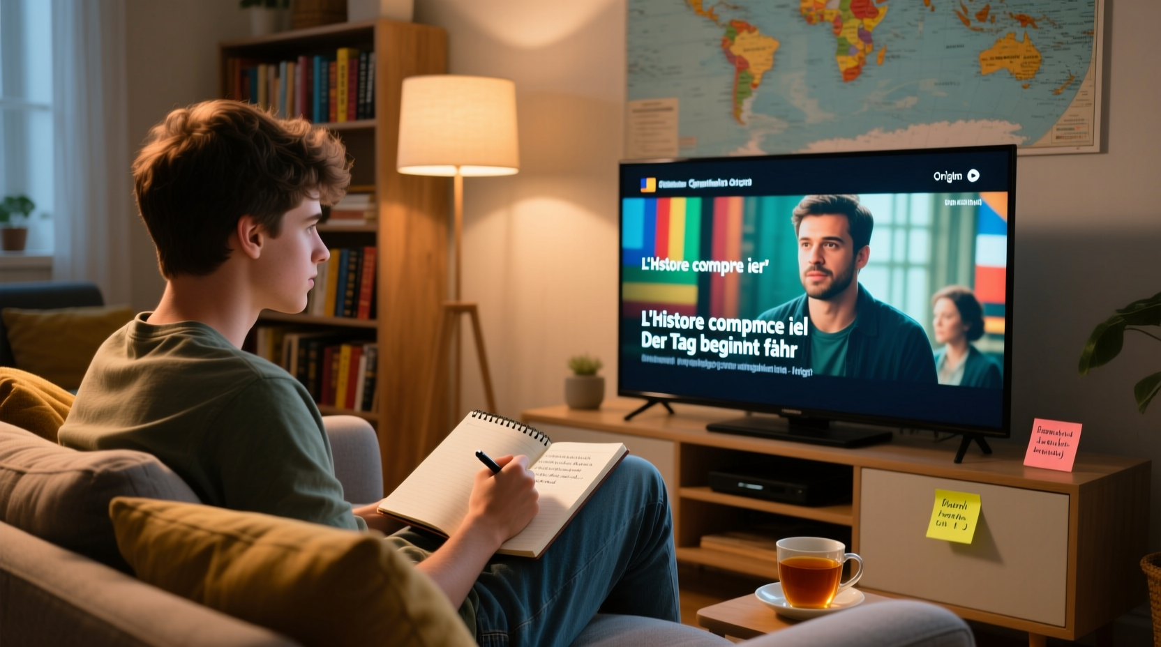 is watching tv in another language good for learning immersion tips