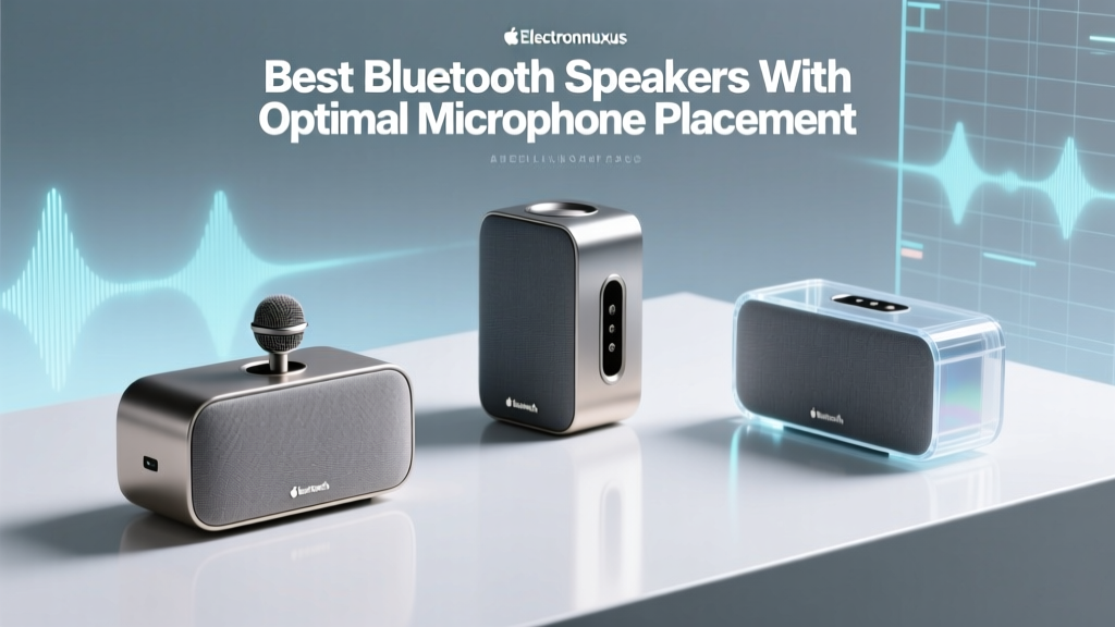 Best Bluetooth Speakers With Optimal Microphone Placement