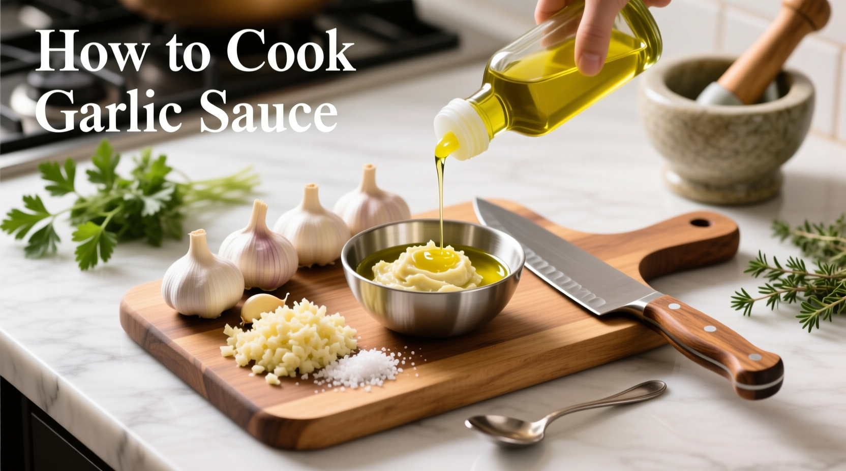 How to Cook Perfect Garlic Sauce: 10-Minute Chef Recipe