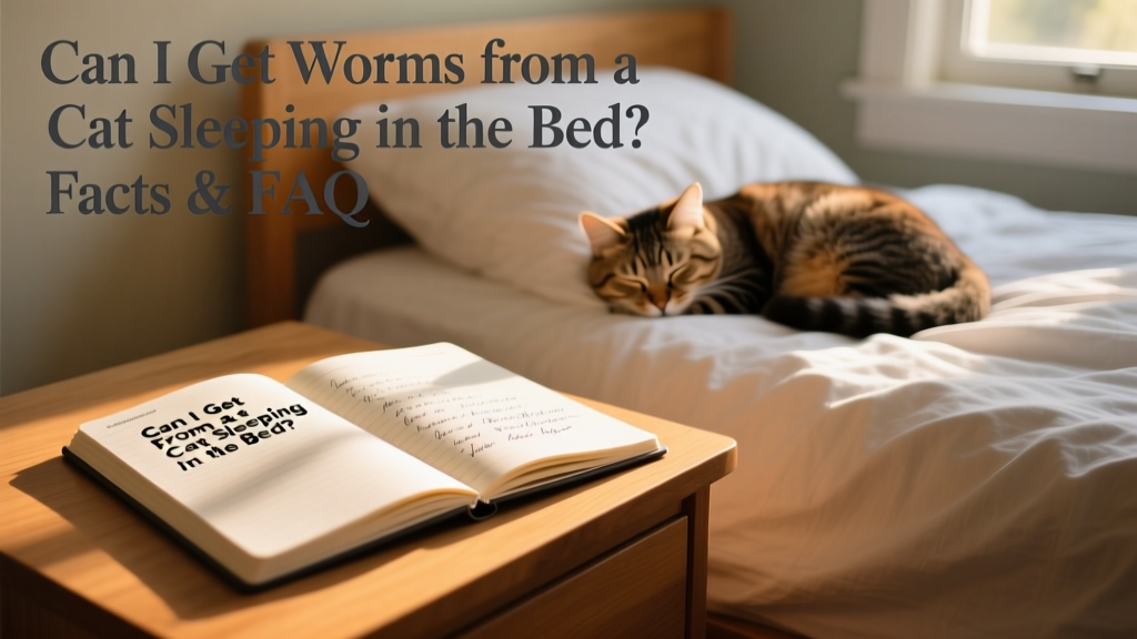 Can I Get Worms From a Cat Sleeping in the Bed? Facts & FAQ