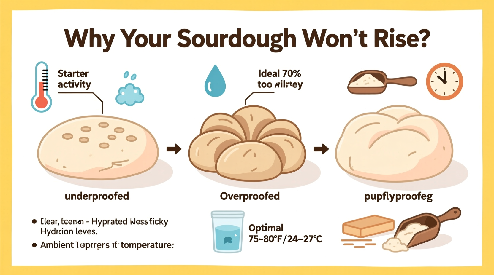 why does my sourdough bread never rise troubleshooting beginner errors