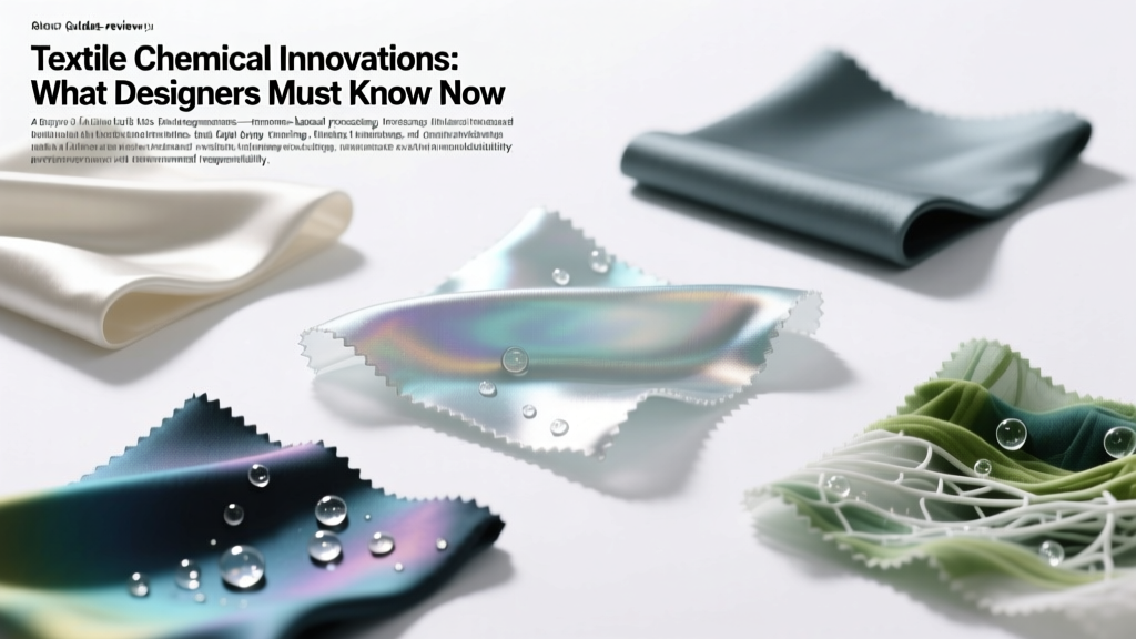Textile Chemical Innovations: What Designers Must Know Now