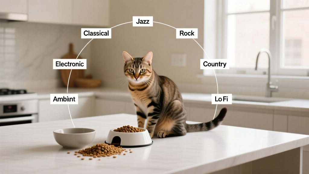 Does Music Affect Cat Behavior During Dry Food Meals?