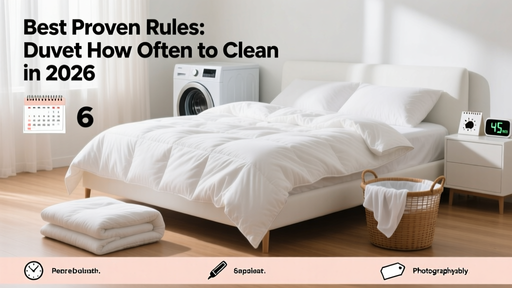 Best Proven Rules: Duvet How Often to Clean in 2026
