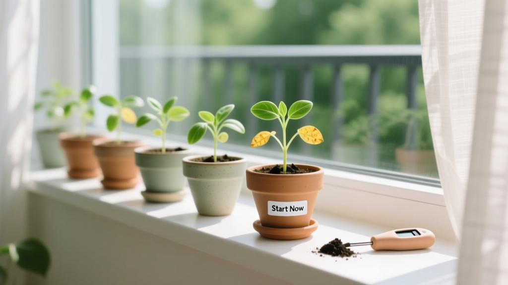 Yellow Leaves in Seedlings? Fix Timing & Soil First