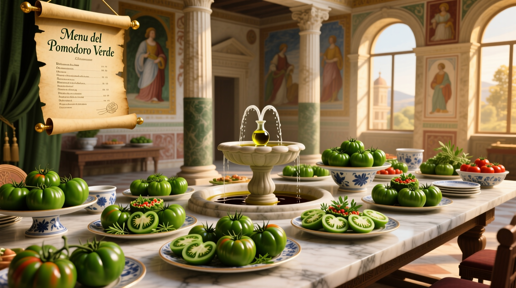 green tomato buffet of rome menu
