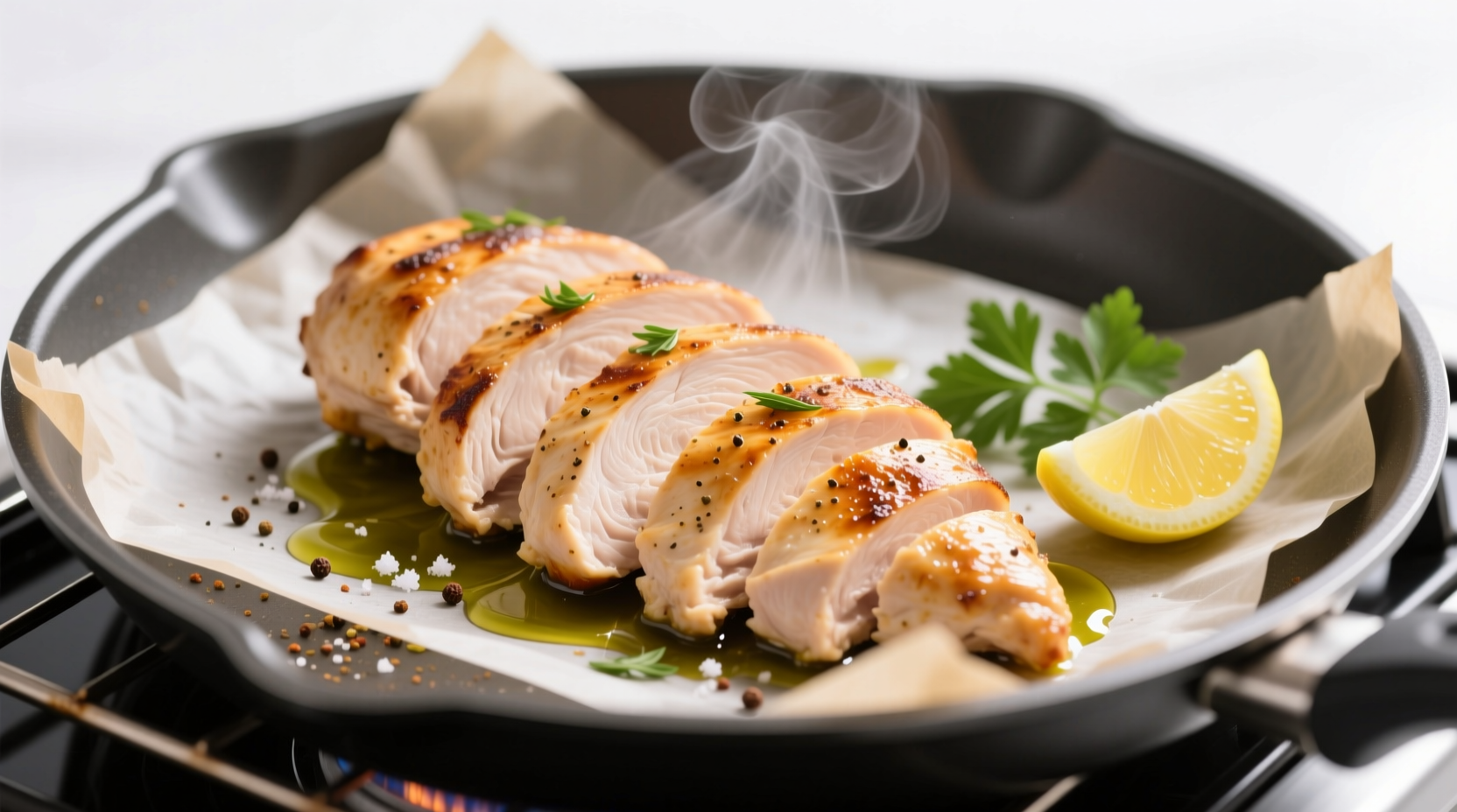 how long to cook thin sliced chicken breast in oven