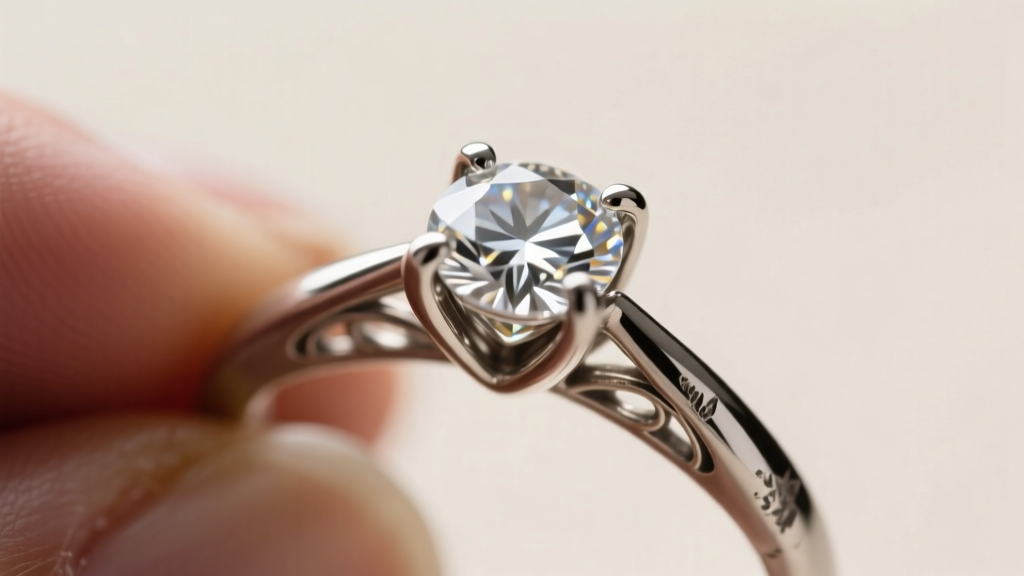 Macro shot of hand-forged platinum prongs securing a cushion diamond, highlighting precise metalwork and a polished gallery wire