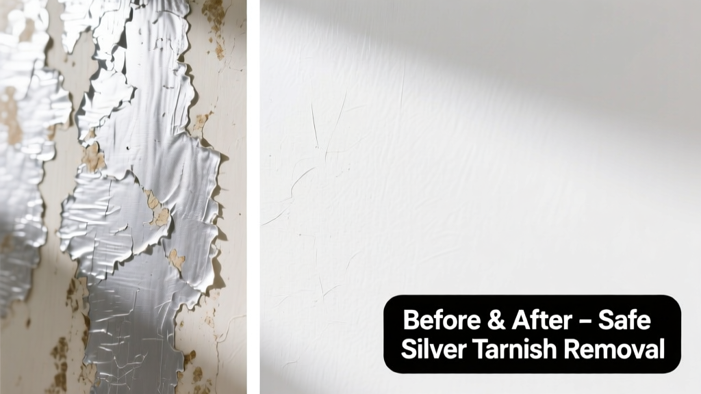How to Remove Silver Tarnish from Wallpaper Safely