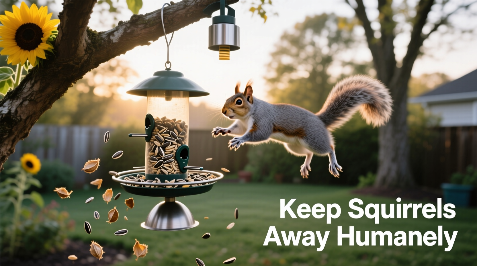 how to discourage squirrels from bird feeders