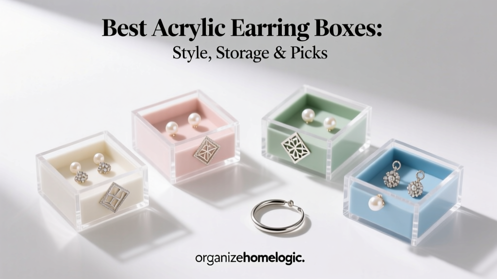 Best Acrylic Earring Boxes: Style, Storage & Picks