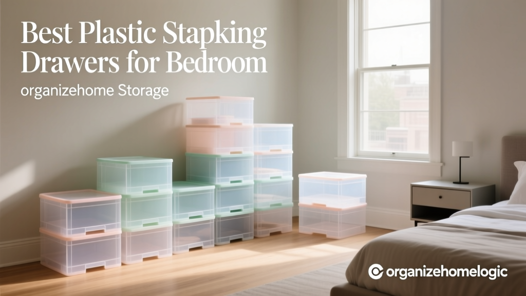Best Plastic Stacking Drawers for Bedroom Storage