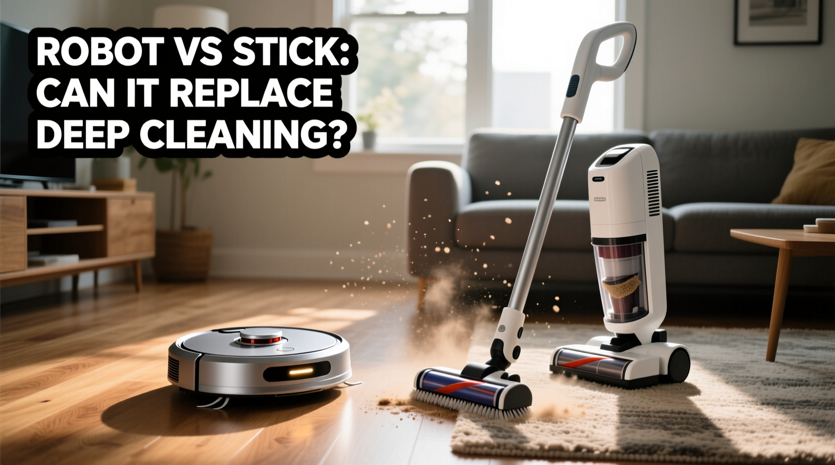 robot vacuum vs stick vacuum can a robot actually replace deep cleaning