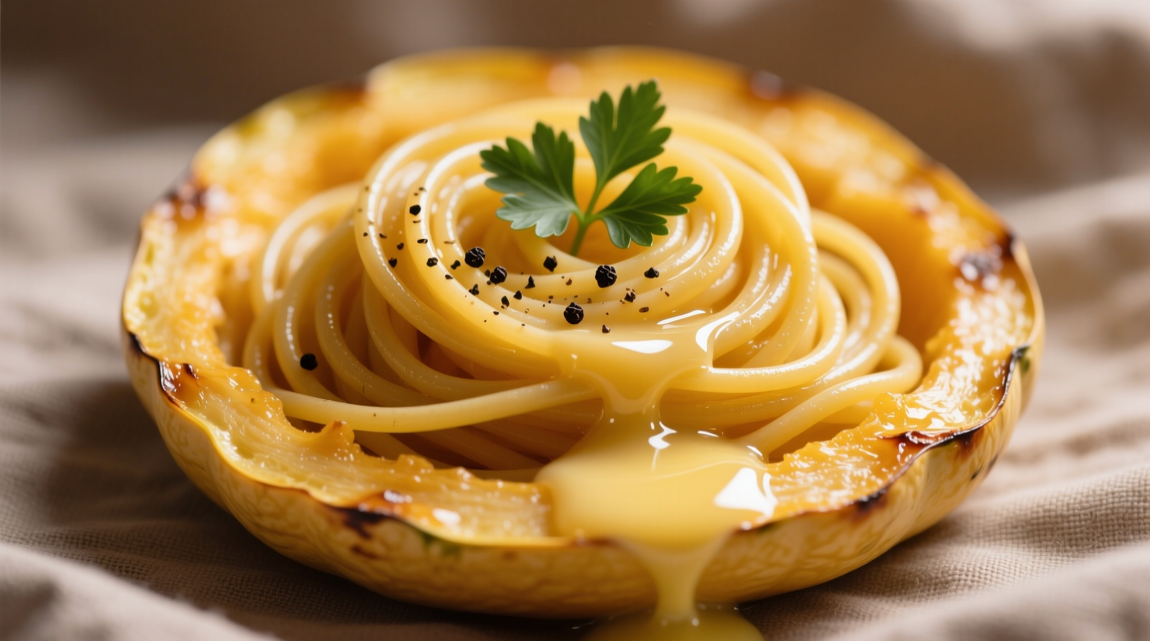 buttered spaghetti squash