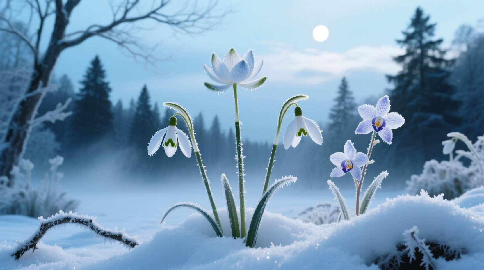 winter season flowers