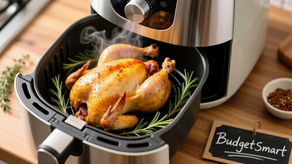 Whole Young Chicken in Air Fryer: Crispy, Juicy & Cheap