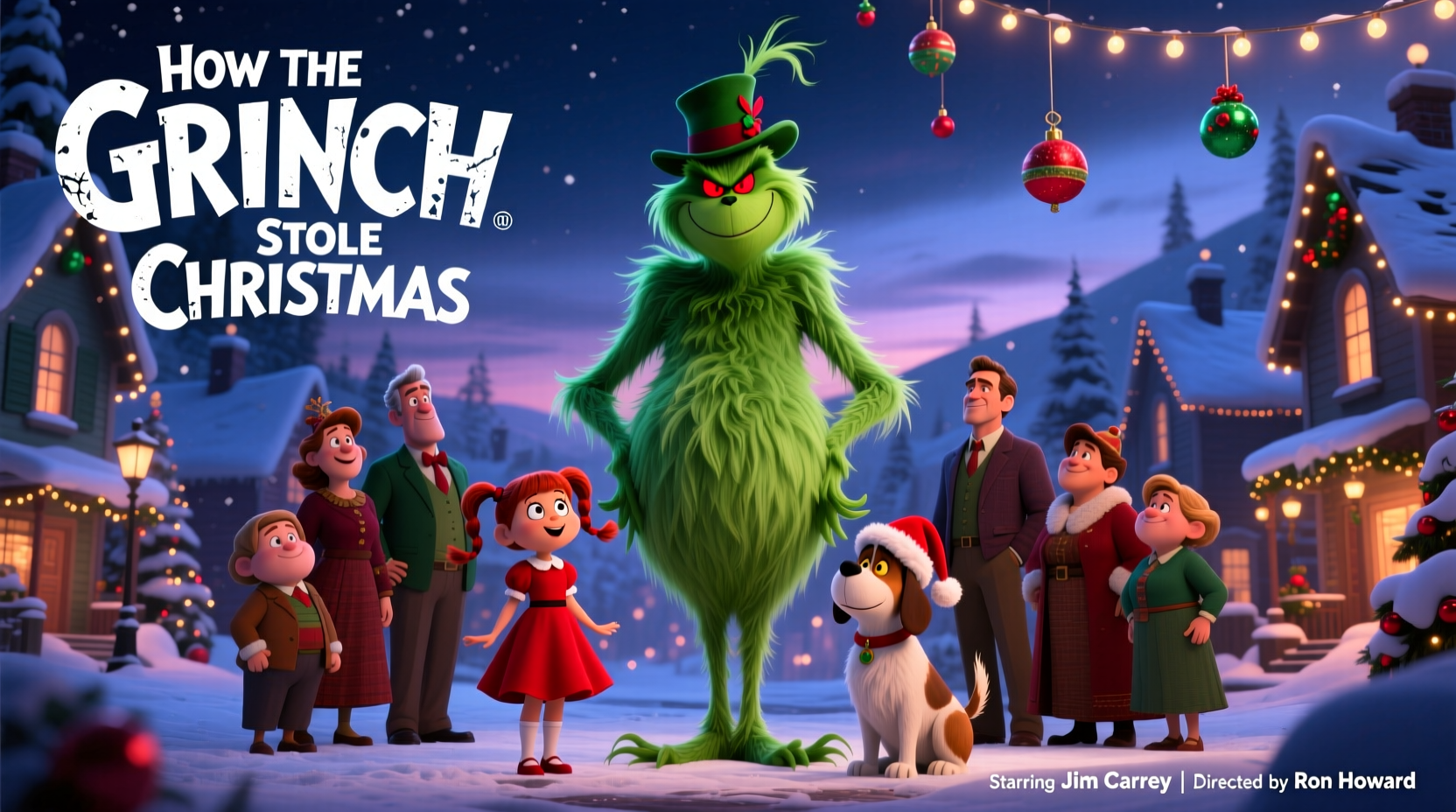 how the grinch stole christmas movie cast