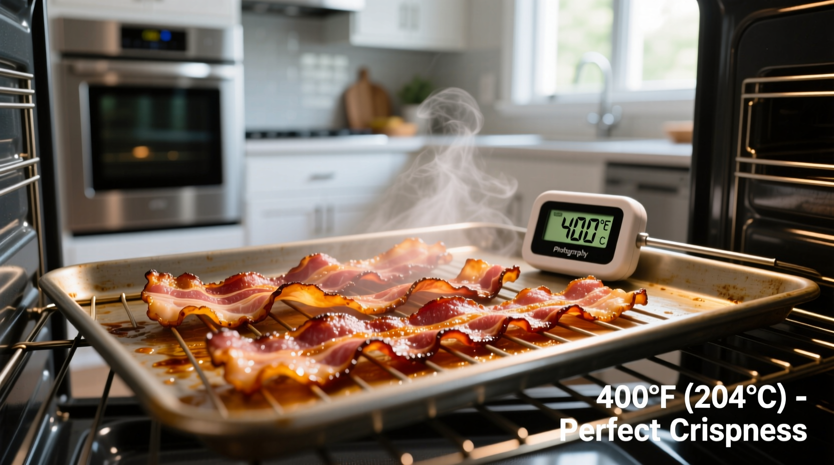 what temperature do you cook bacon in the oven