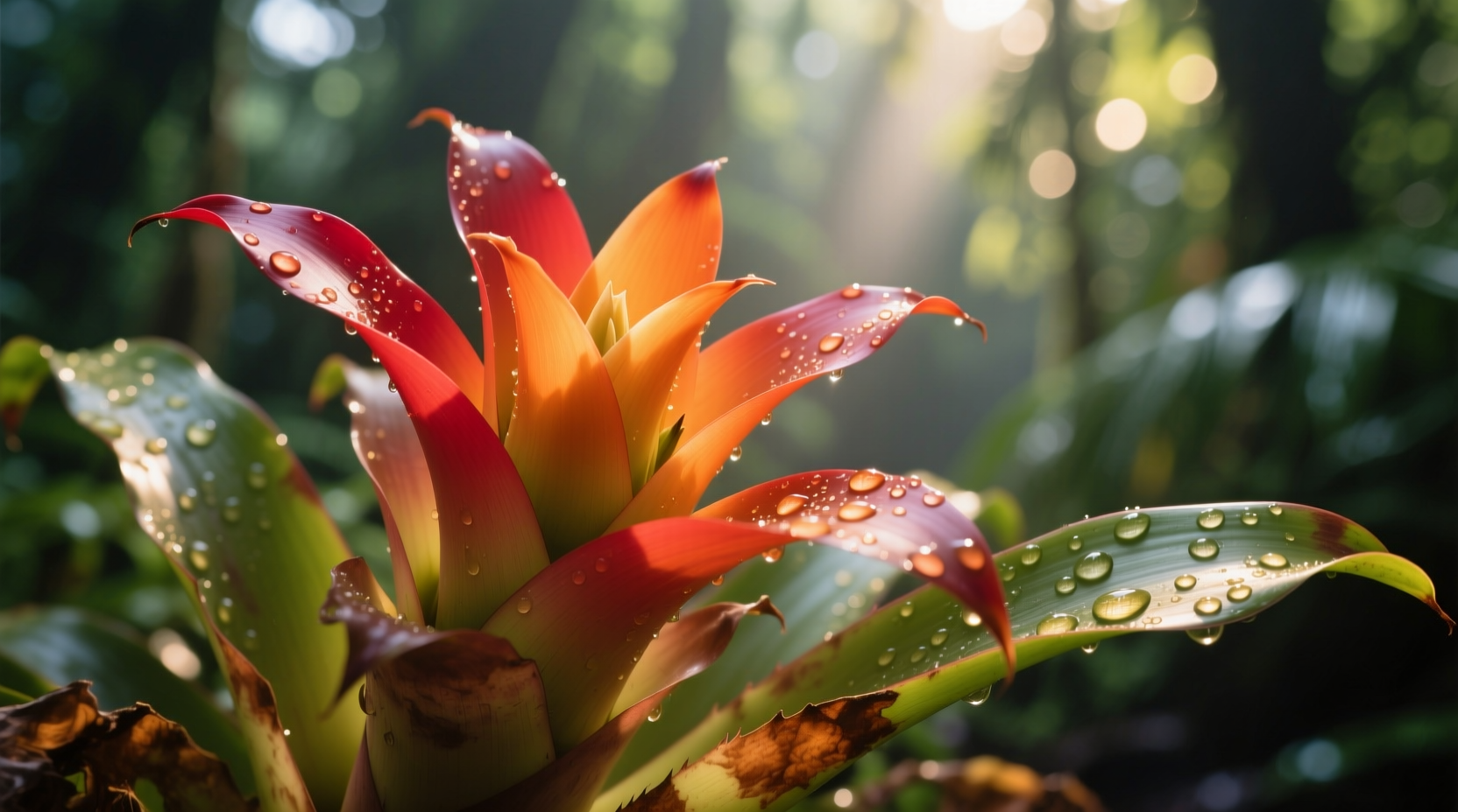 bromeliad color fading