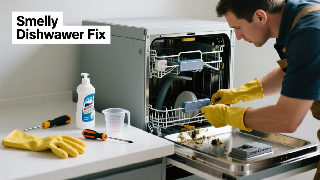 How to Fix a Smelly Dishwasher: Quick Home Repair