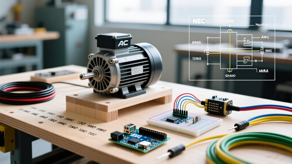 AC Electric Motor Wiring: Wire Gauge & Color Code Guide
