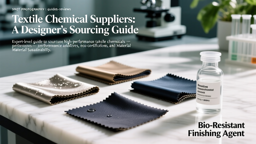 Textile Chemical Suppliers: A Designer’s Sourcing Guide
